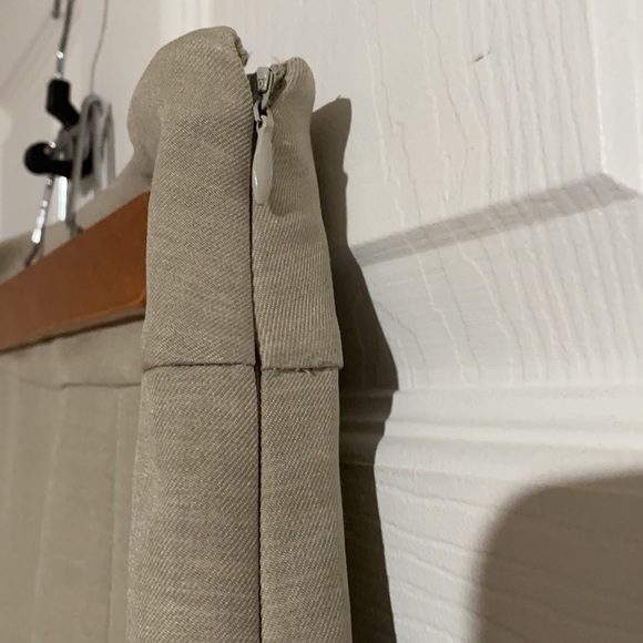 Black Label Evan Picone Pleated Pencil Skirt Sz 6 - Picture 4 of 9